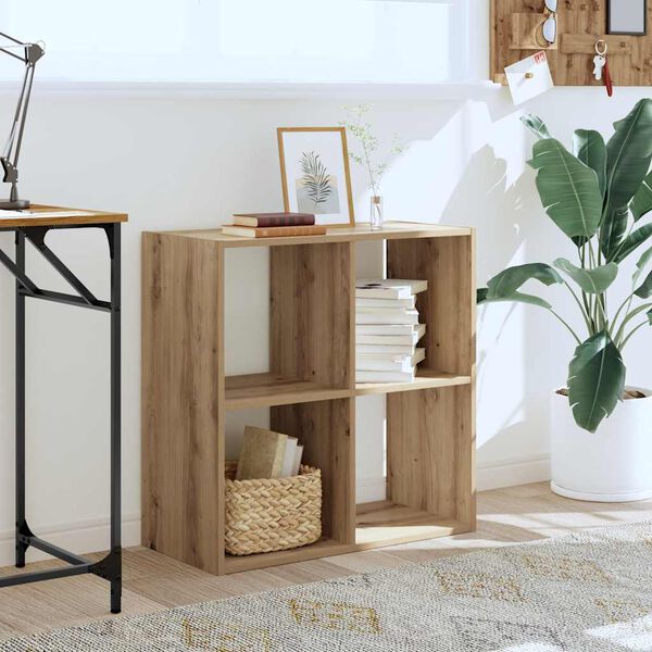 vidaXL Libreria Legno Artigianale 68,5x32x68,5 cm in Legno Multistrato