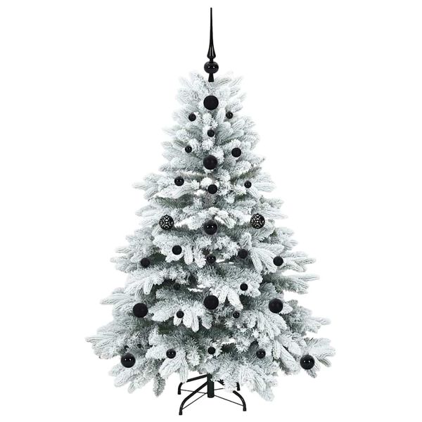 vidaXL Albero di Natale artificiale con 150 LED Verde 120 cm PE e PVC