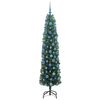 vidaXL Albero di Natale artificiale con 300 LED Verde 180 cm