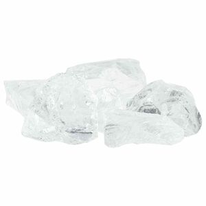 vidaXL Sassi da Giardino Bianco 12 cm Vetro