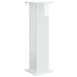vidaXL Supporto per piante Bianco Lucido 30,5 x 30 x 100,5 cm