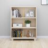 vidaXL Libreria HAMAR ambra 85x35x112 cm in Legno Massello di Pino