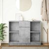vidaXL Credenza con Cassetto Grigio Cemento 101x35x76 cm in Truciolato