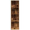 vidaXL Libreria Legno Antico 40x24x143 cm in Truciolato