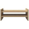 vidaXL Supporto per Monitor Rovere Artigianale 50x27x20 cm Truciolato