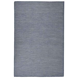 vidaXL Tappeto da Esterni a Tessitura Piatta 120x170 cm Blu
