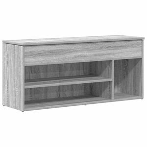 vidaXL Scarpiera Grigio Sonoma 102x30,5x45 cm in Legno Multistrato