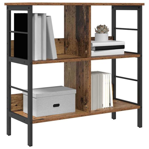 vidaXL Libreria Legno vecchio 82 x 32 x 79 cm Legno multistrato