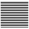 vidaXL Tenda a Rullo Zebra Nero Larghezza Tessuto 160,9 cm Poliestere