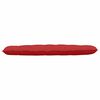 vidaXL Cuscino per Schiena Rosso 180 x 19 x 50 cm Tessuto