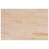 vidaXL Piano per Tavolo 80x50x2,5 cm Rettangolare Legno Massello Pino