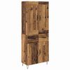 vidaXL Credenza Legno vecchio 69,5 x 34 x 180 cm Legno multistrato