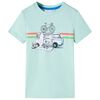 Maglietta da Bambina Menta Chiaro 104