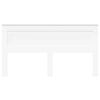 vidaXL Testiera con testiera Bianco 180 cm Legno multistrato