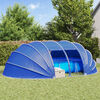 vidaXL Tenda da piscina a cupola Verde 640 x 432 x 205 cm