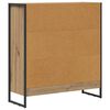 vidaXL Armadio per Libri Rovere Artigianale 80 x 30 x 155 cm