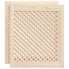 vidaXL Ante con Design a Reticolo 2 pz 59,5x69 cm in Legno di Pino
