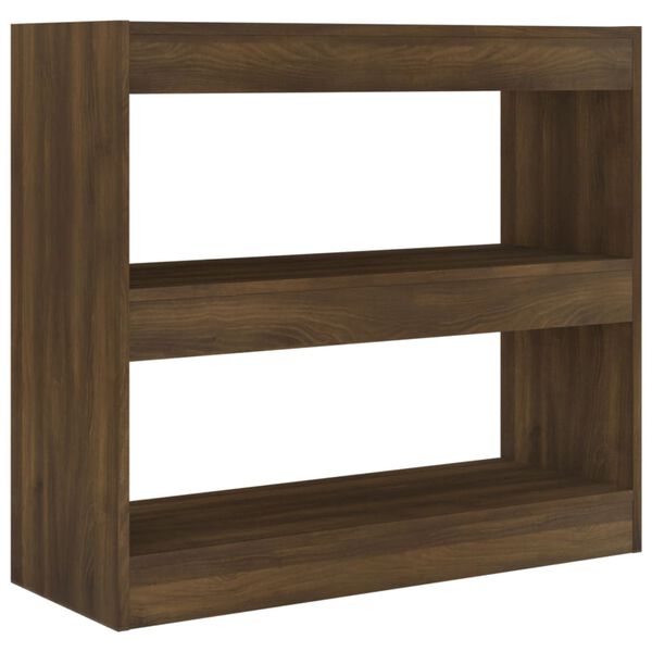 vidaXL Libreria/Divisorio Rovere Marrone 80x30x72 cm