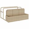 vidaXL Galleggiante a Bordo Piscina Beige 110x100x57 cm in Polyrattan