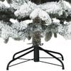 vidaXL Albero di Natale artificiale con 300 LED Bianco 180 cm PE e PVC