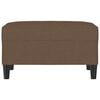 vidaXL Poggiapiedi Marrone 70x55x41 cm in Tessuto