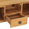 vidaXL Tavolo Consolle 120x32x75 cm in Legno Massello di Teak