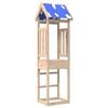 vidaXL Torre da Gioco Marrone 52.5 x 46.5 x 208 cm Pino massello