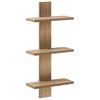 vidaXL Scaffale da parete Rovere Artigianale 30 x 13.5 x 64.5 cm