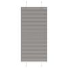 vidaXL Tenda Plissettata Antracite 65x150 cm Larghezza Tessuto 64,4 cm