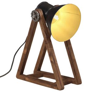 vidaXL Lampada da Scrivania 25 W Nera 30x17x40 cm E27