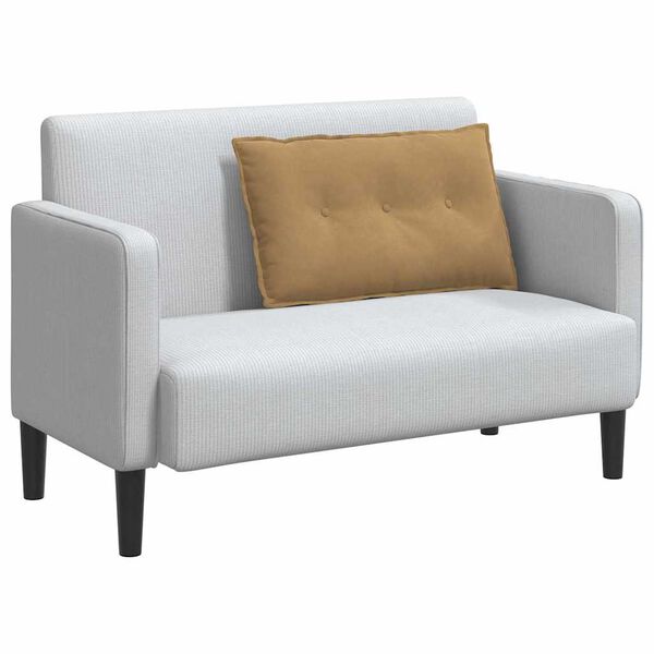 vidaXL Cuscino per Schiena Marrone 80 x 50 cm Tessuto in Cords