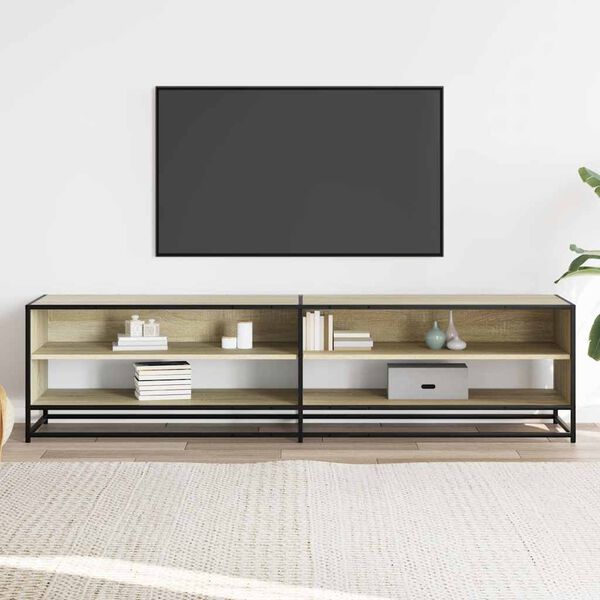 vidaXL Mobile Porta TV Rovere Sonoma 180,5x40x46 cm in Truciolato