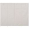 vidaXL Armadio Bianco 200x40x170 cm in Tessuto