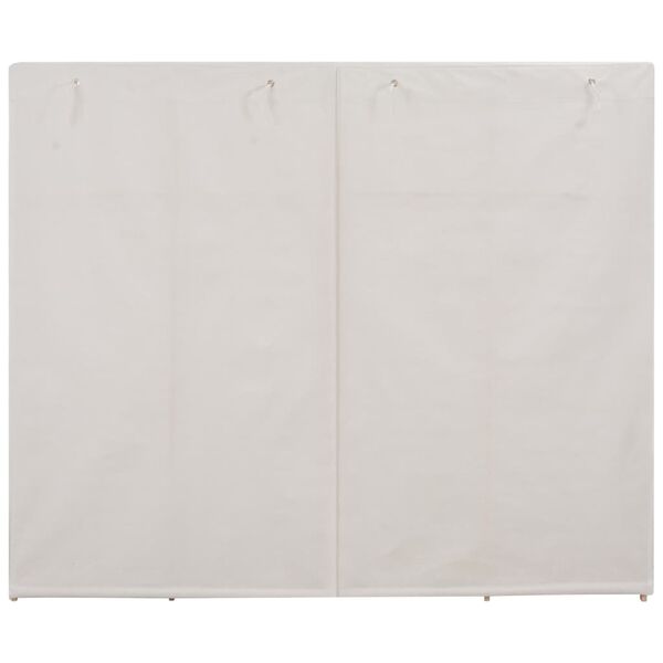 vidaXL Armadio Bianco 200x40x170 cm in Tessuto