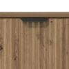 vidaXL Credenza Rovere artigianale 79,5 x 33 x 82 cm Legno multistrato