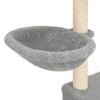 vidaXL Albero per Gatti con Tiragraffi in Sisal Grigio Chiaro 83 cm