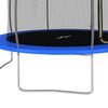 vidaXL Set Trampolino Rotondo 366x80 cm 150 kg