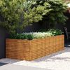 vidaXL Fioriera Rialzata da Giardino 290x100x69 cm in Acciaio Corten