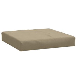 vidaXL Cuscino per Pallet Tortora M&eacute;lange 60x60x9,5 cm in Tessuto