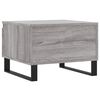 vidaXL Tavolini Salotto 2pz Grigio Sonoma 50x46x35cm Legno Multistrato