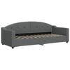 vidaXL Letto da Giorno Grigio Scuro 80x200 cm in Tessuto