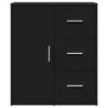 vidaXL Credenza Nero 60x31x70 cm in Legno Multistrato