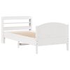 vidaXL Letto senza Materasso Bianco 90x200 cm Legno Massello di Pino