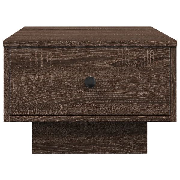 vidaXL Tavolino da Salotto Rovere Marrone 60x45x31cm Legno Multistrato
