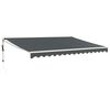 vidaXL Tenda Sole Automatica Retrattile Antracite 4x3 m
