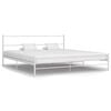 vidaXL Giroletto Bianco in Metallo 180x200 cm