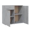 vidaXL Credenza Grigio Sonoma 80x36x75 cm in Legno Multistrato