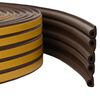 vidaXL Nastro adesivo per finestre Marrone 9 x 6 mm 50 m Schiuma EPDM