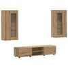 vidaXL Set mobile TV FLORIN 3 pz Rovere artigianale