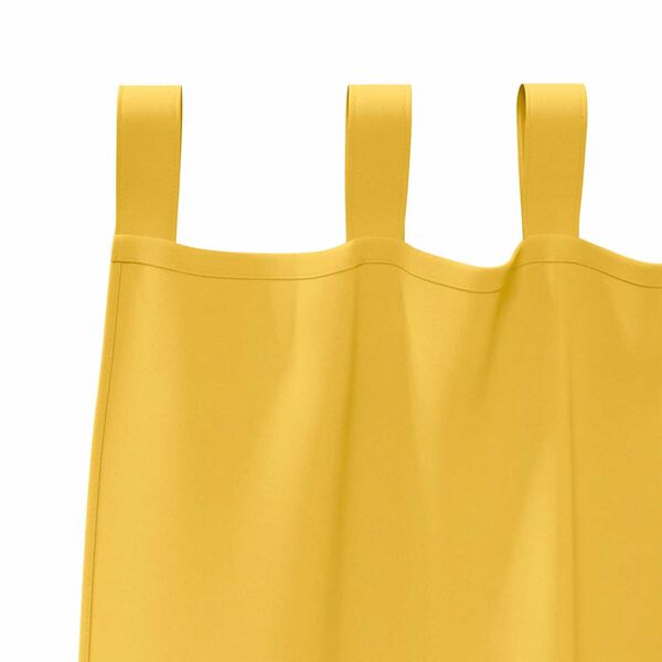 vidaXL Tende Blackout con Anelli 2 pcs Giallo senape 245 x 140 cm